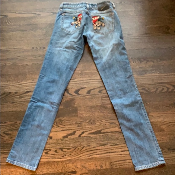 2 pairs! Ed Hardy skinny/ straight Jeans - Picture 4 of 6